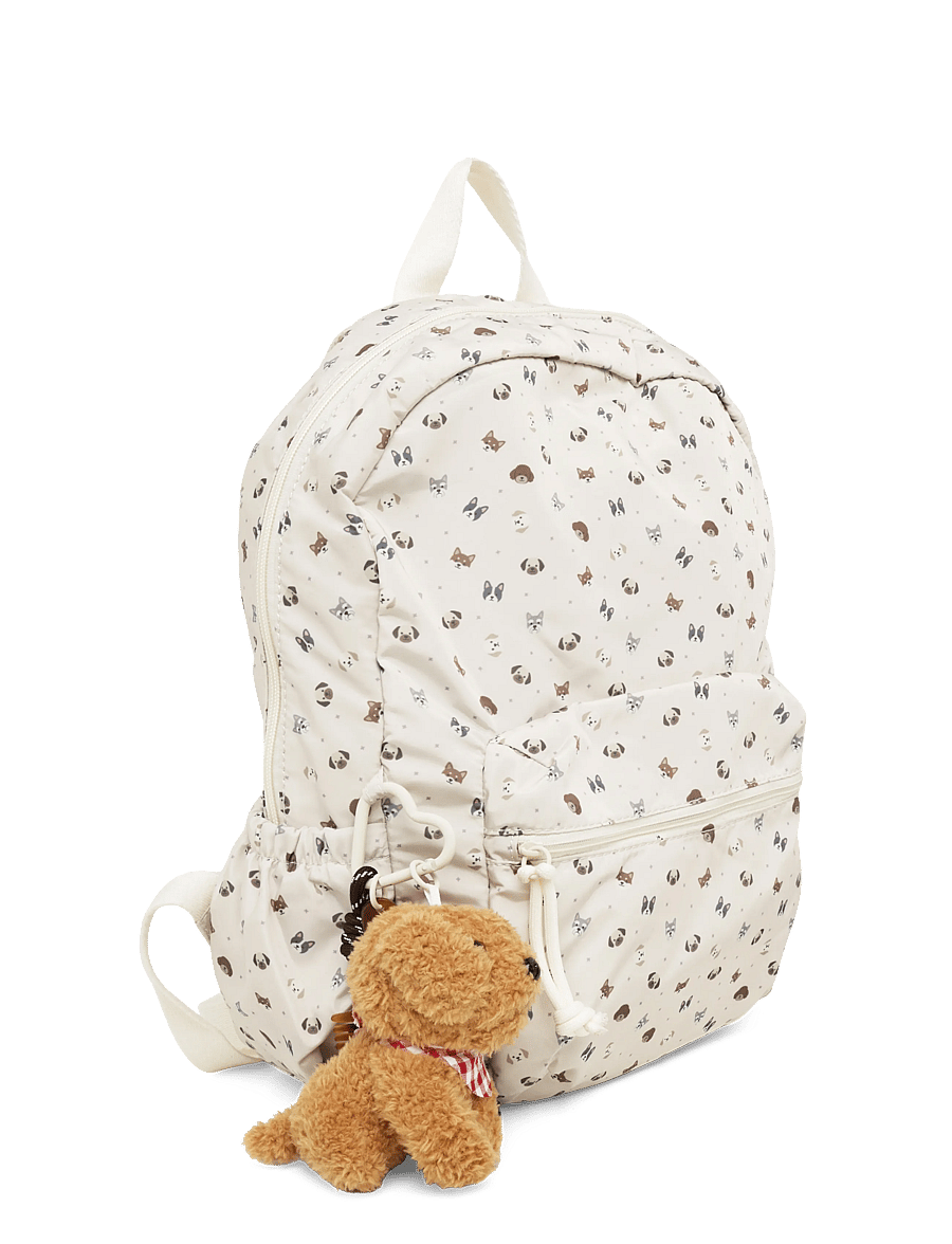 Mango - Printed backpack with dog charm - rygsække - lt pastel brown - 2