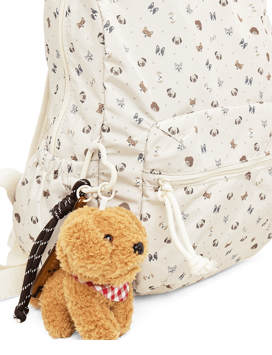 Mango - Printed backpack with dog charm - rygsække - lt pastel brown - 3