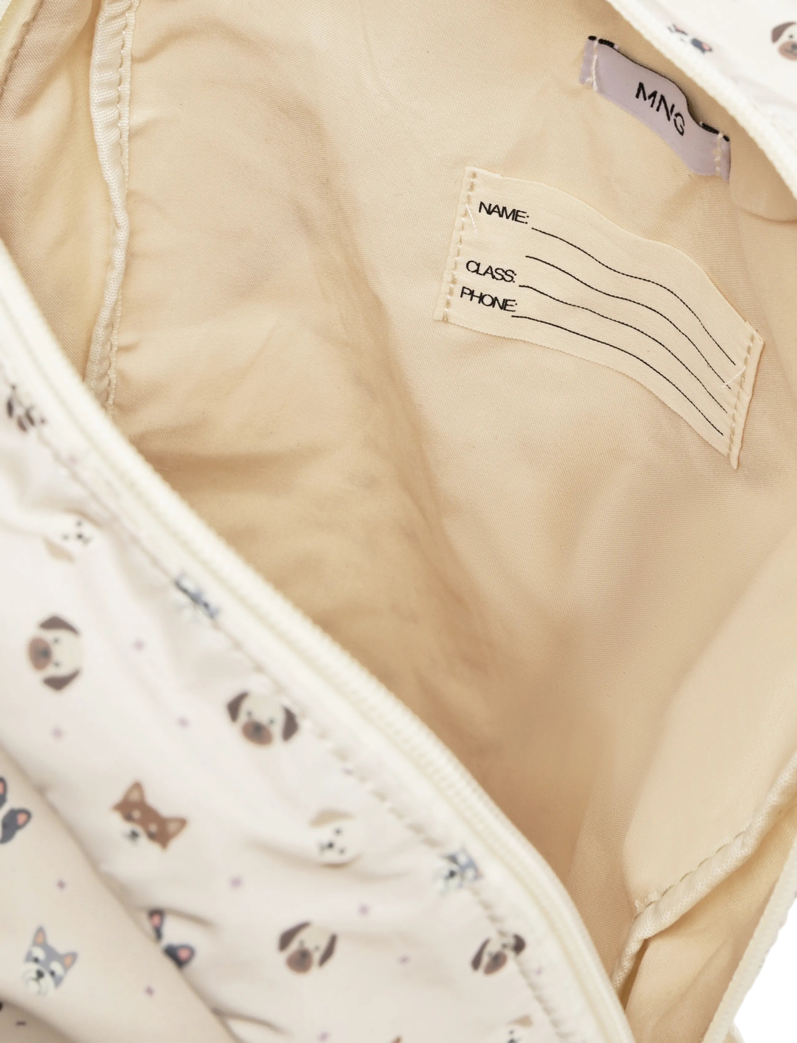 Mango - Printed backpack with dog charm - rygsække - lt pastel brown - 4