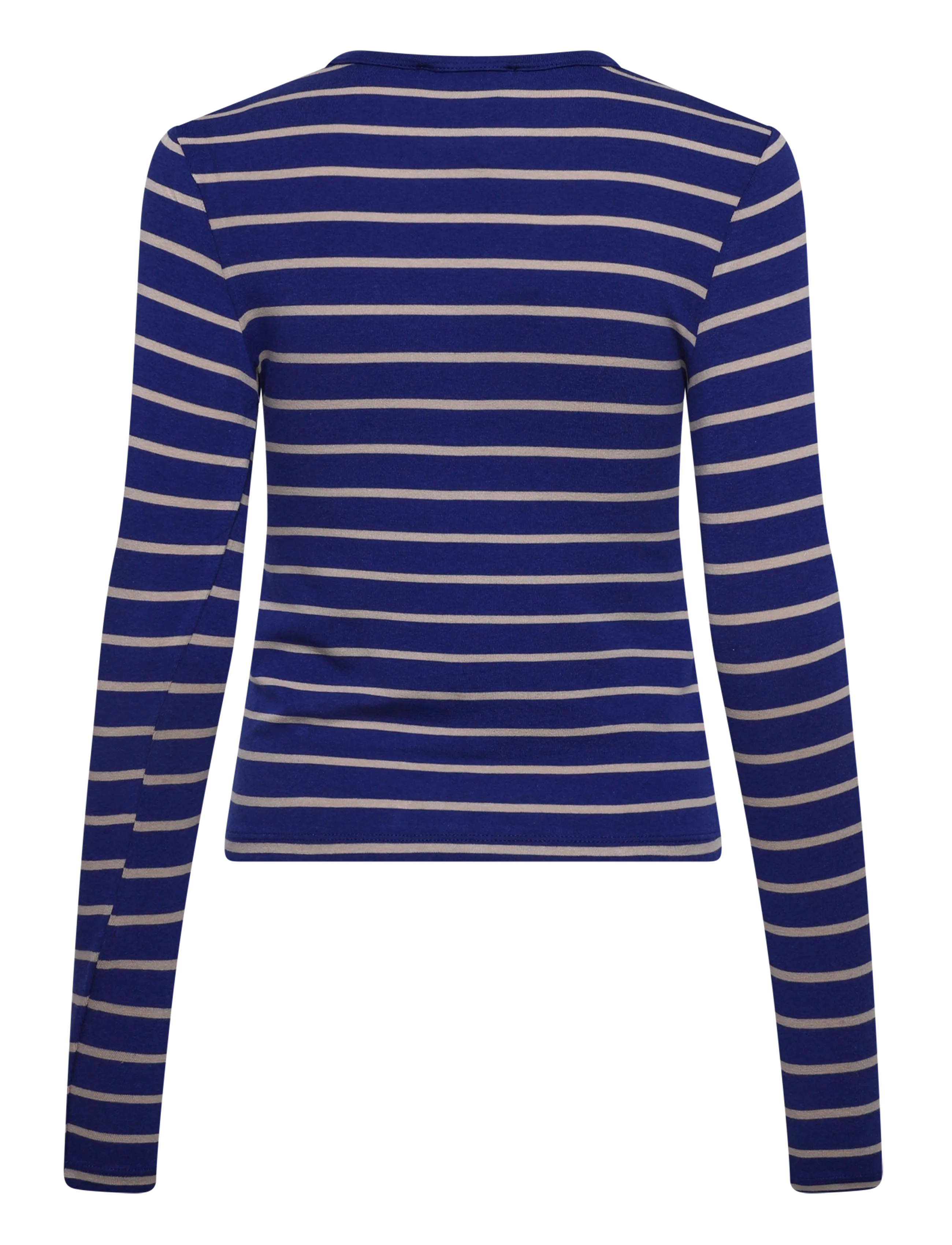 Mango - Long-sleeved striped t-shirt - långärmade toppar - medium blue - 2