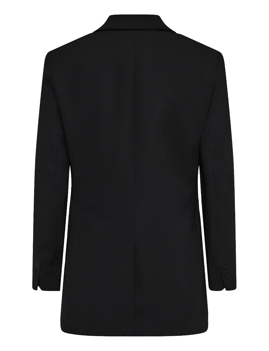 Mango - Double-breasted belted suit blazer - blazere med bælte - black - 2