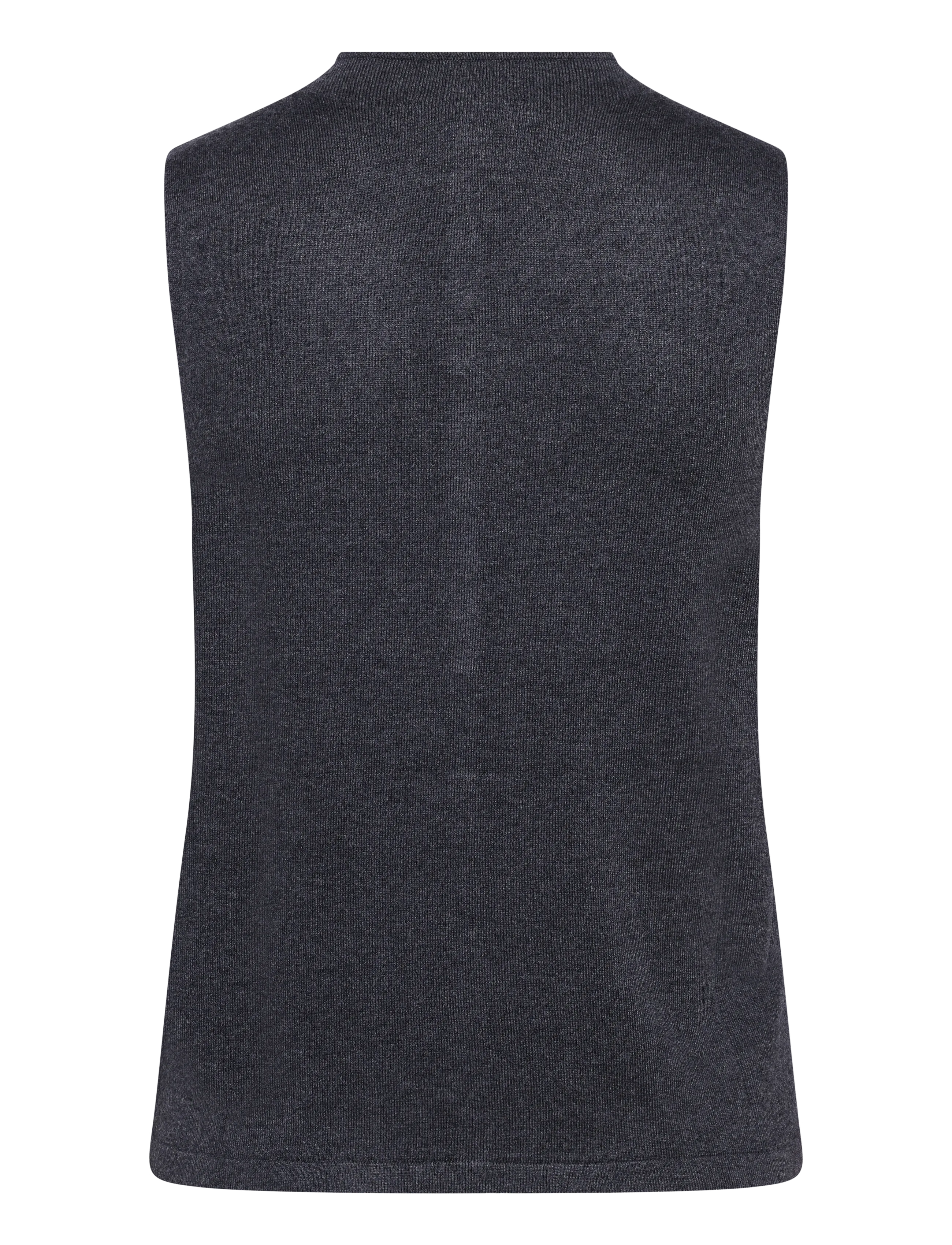Mango - Fine-knit waistcoat with buttons - stickade västar - charcoal - 2