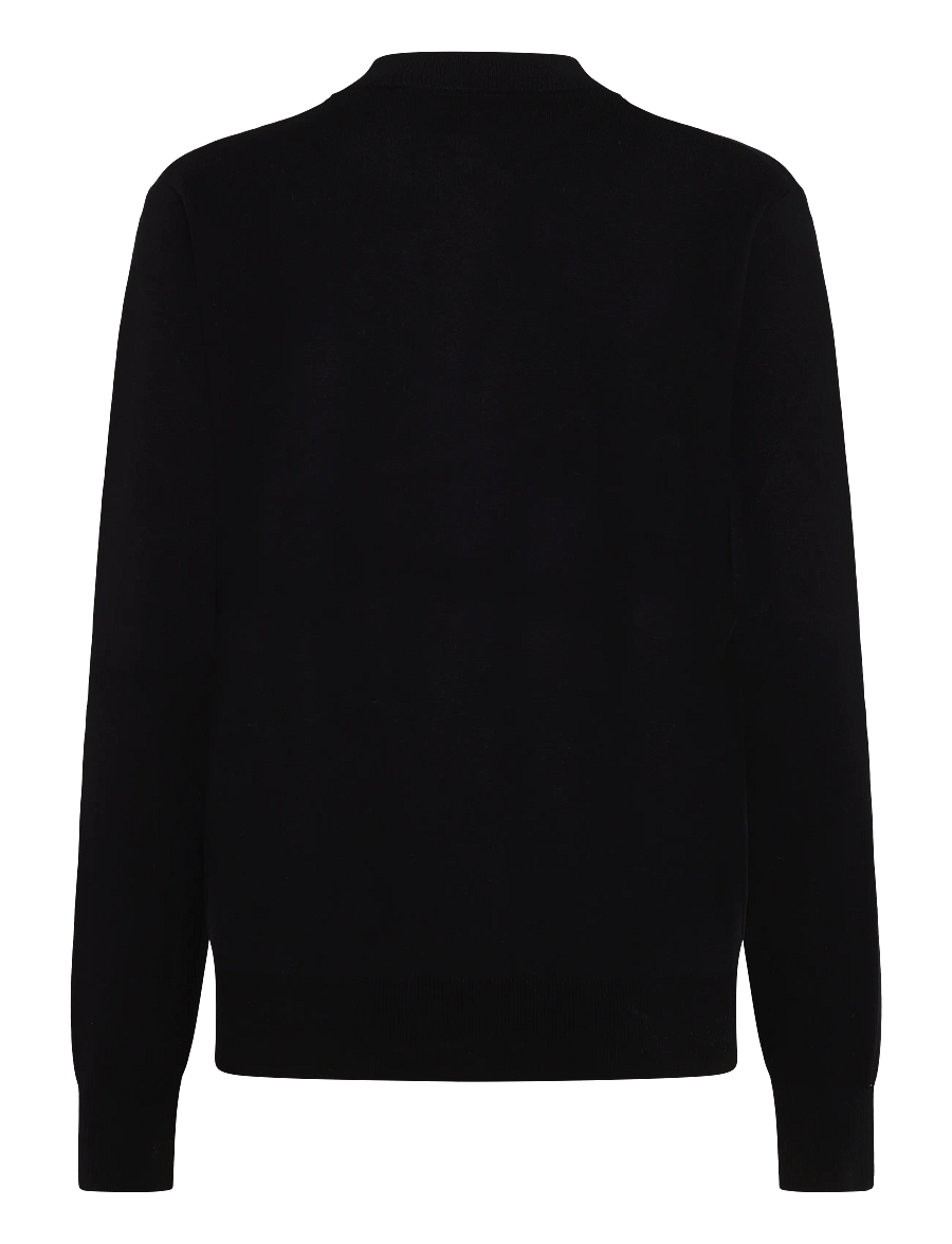 Mango - Comfort stretch knit cardigan - fullzip strik - black - 2