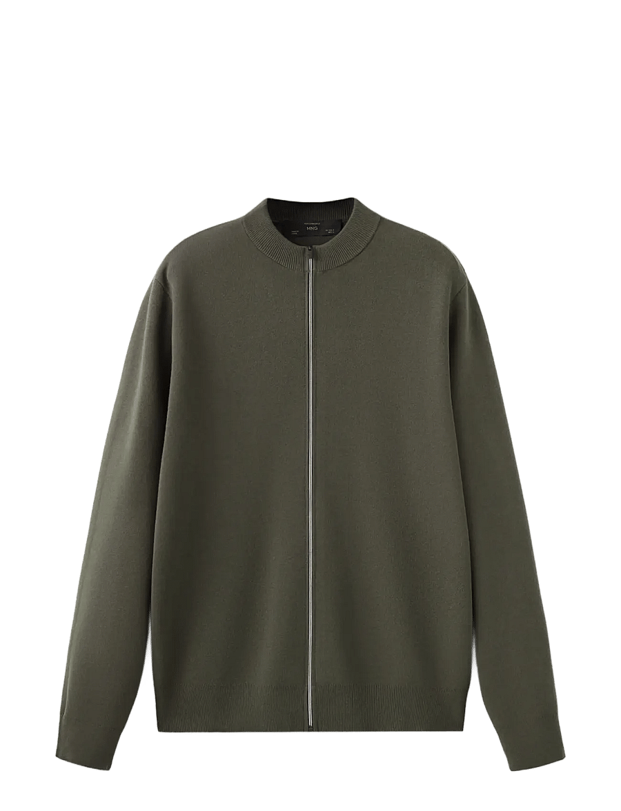 Mango - CARDIGAN LUXUSC - fullzip strik - dark green - 0
