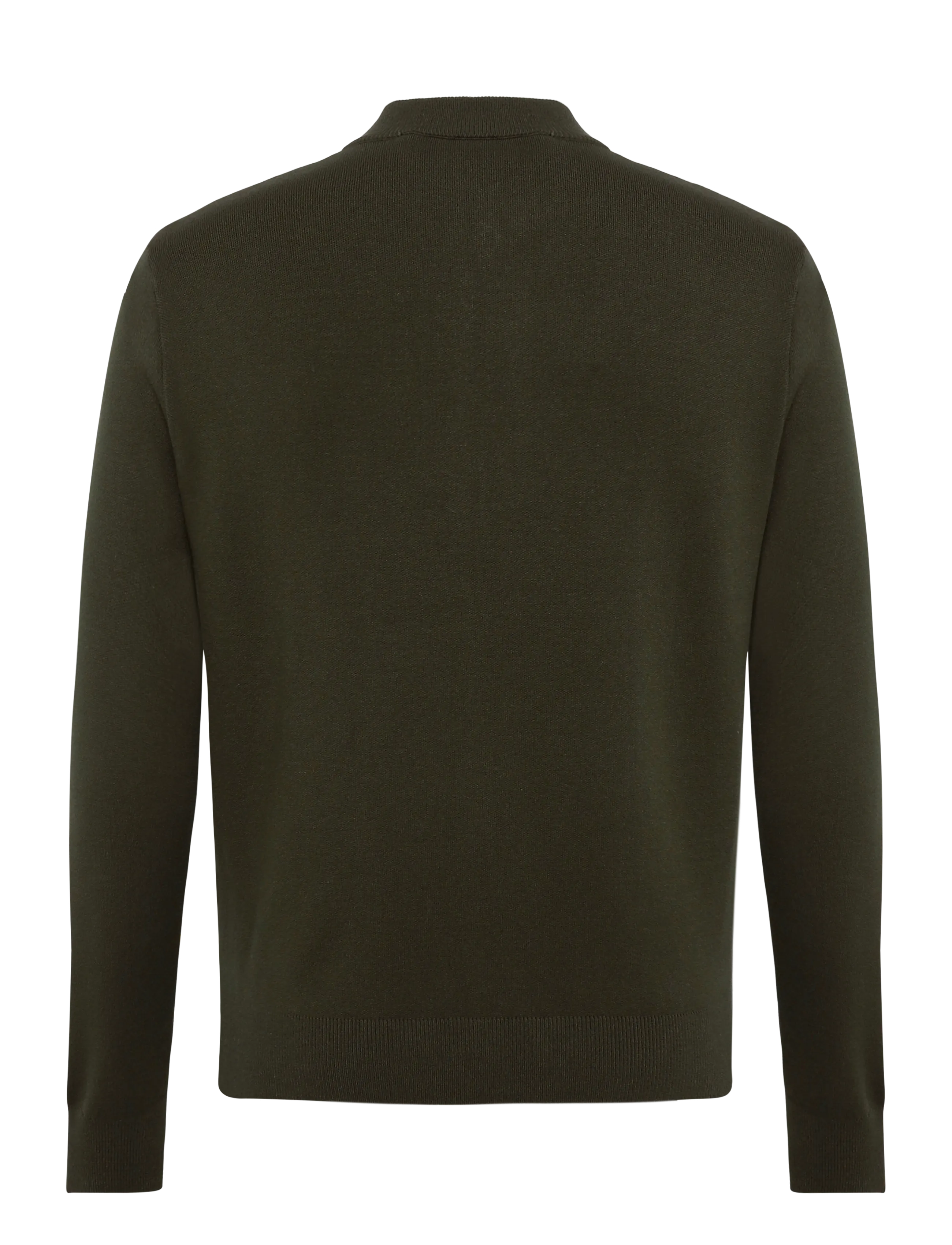 Mango - Comfort stretch knit cardigan - fullzip strik - dark green - 1