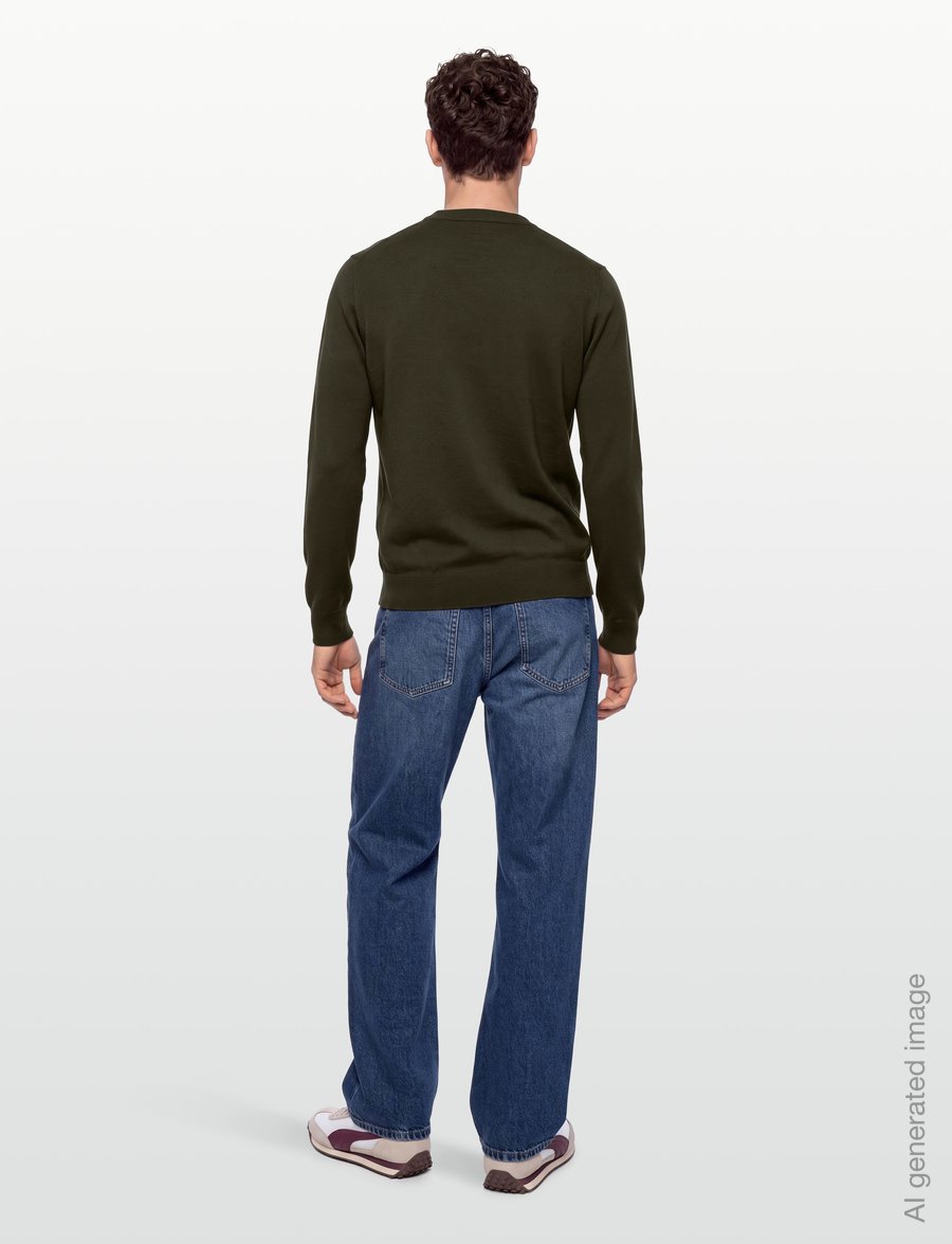 Mango - Comfort stretch knit cardigan - fullzip strik - dark green - 4