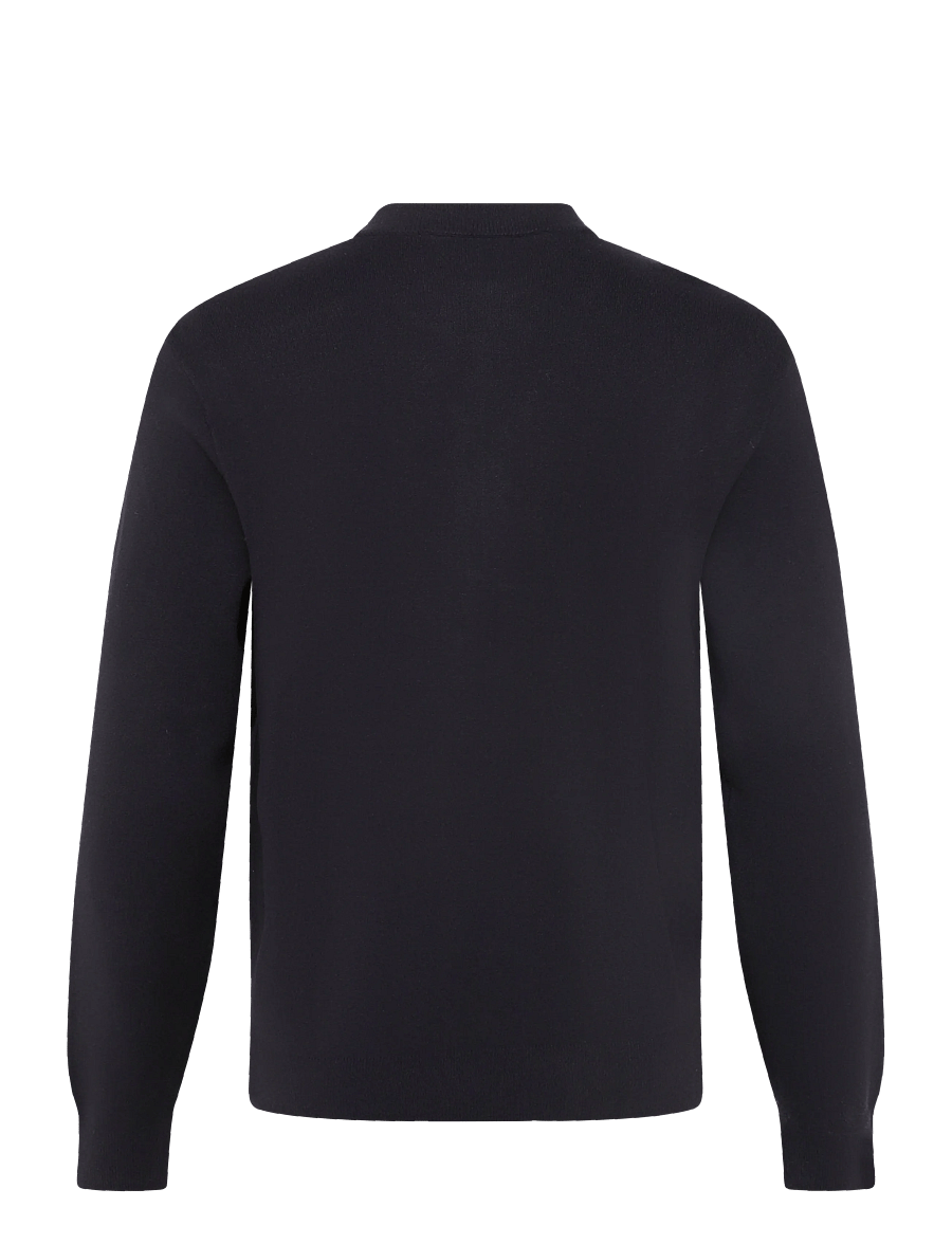 Mango - Comfort stretch knit cardigan - fullzip strik - navy - 1