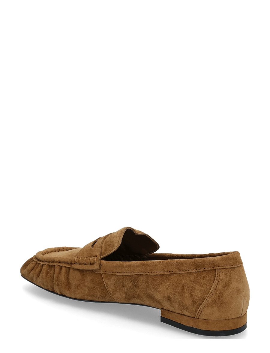 Mango - Suede mask loafer - hverdags stil - medium brown - 1