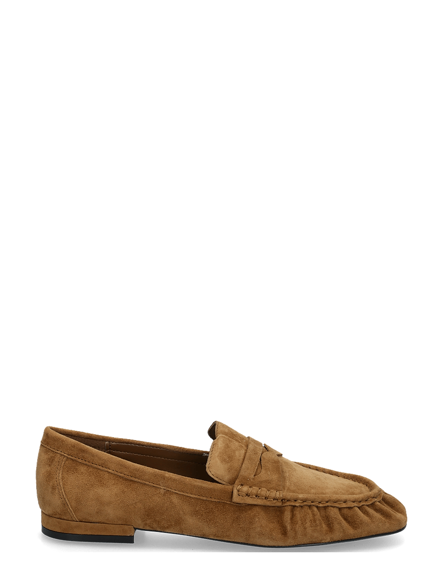 Mango - Suede mask loafer - hverdags stil - medium brown - 2