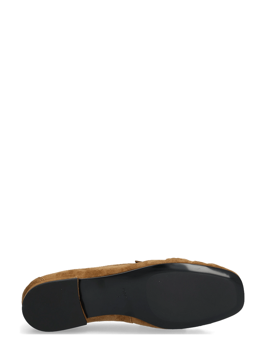 Mango - Suede mask loafer - hverdags stil - medium brown - 4