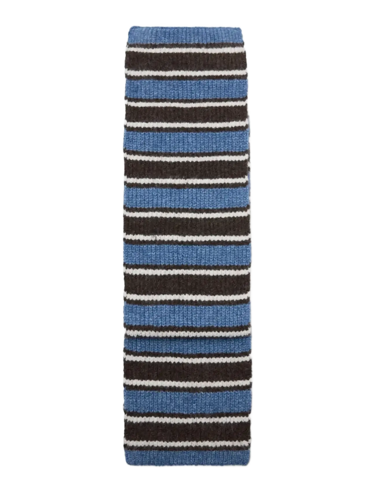 Mango Striped scarf - Accessoarer - LT-PASTEL BLUE / blue