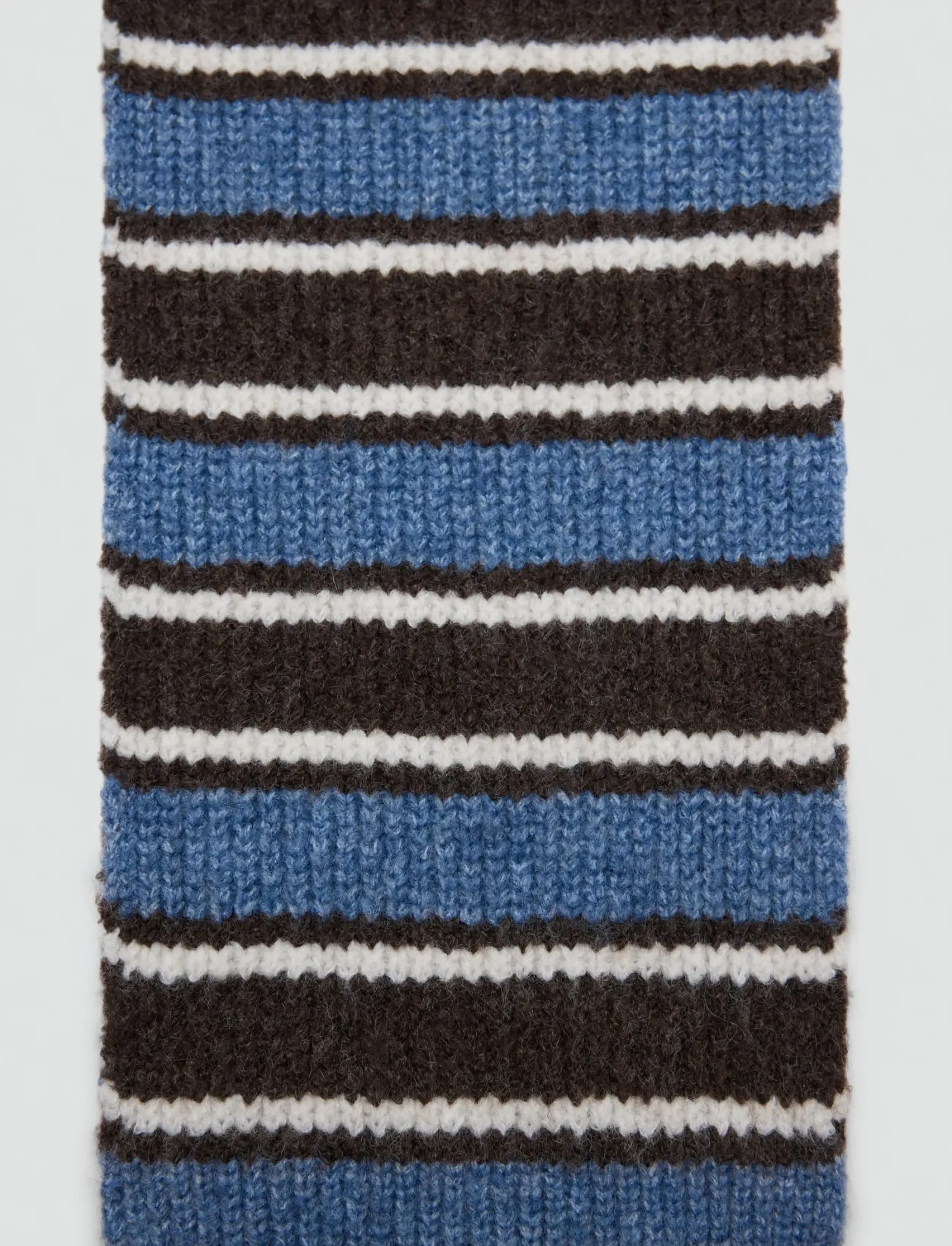 Mango - Striped scarf - halsdukar - lt-pastel blue - 1