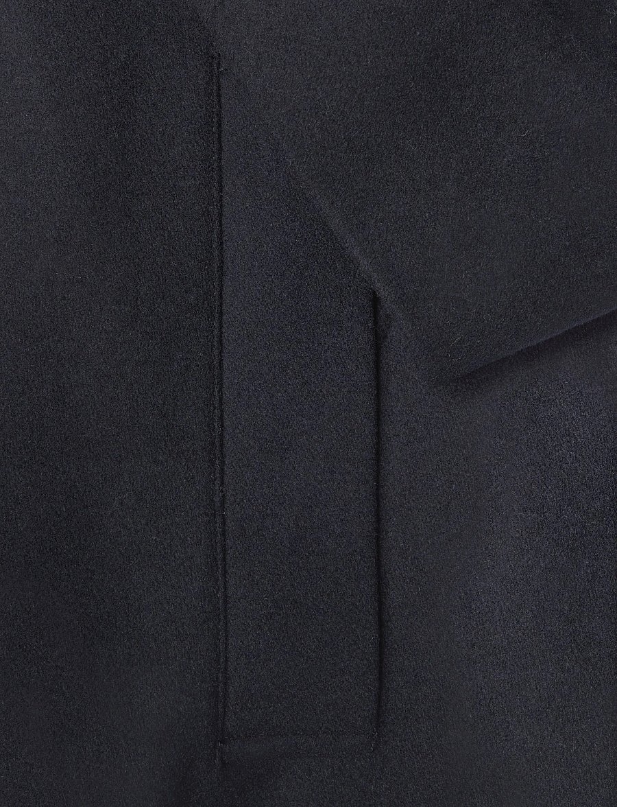 Mango - Wool coat with shirt-style collar - ullrockar - dark blue - 3