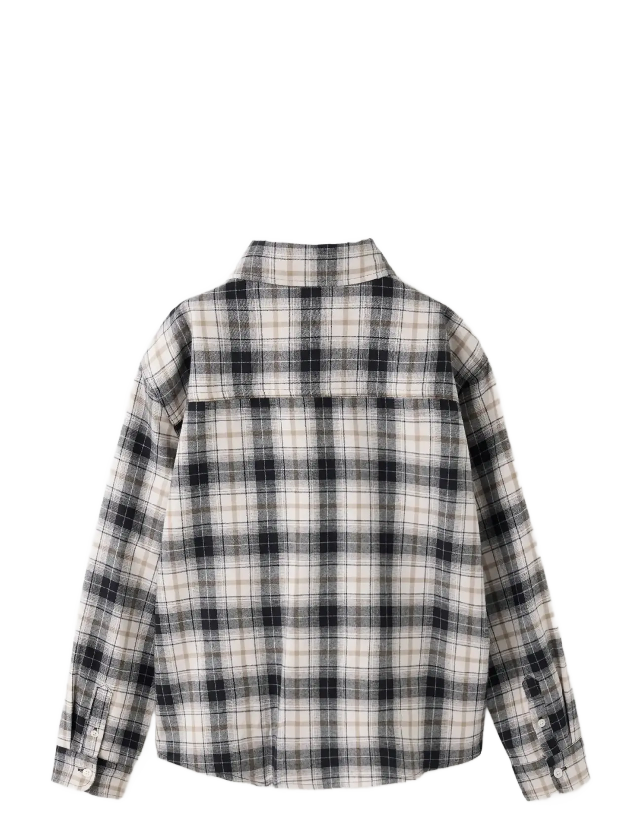Mango - Checked flannel shirt - charcoal - 2