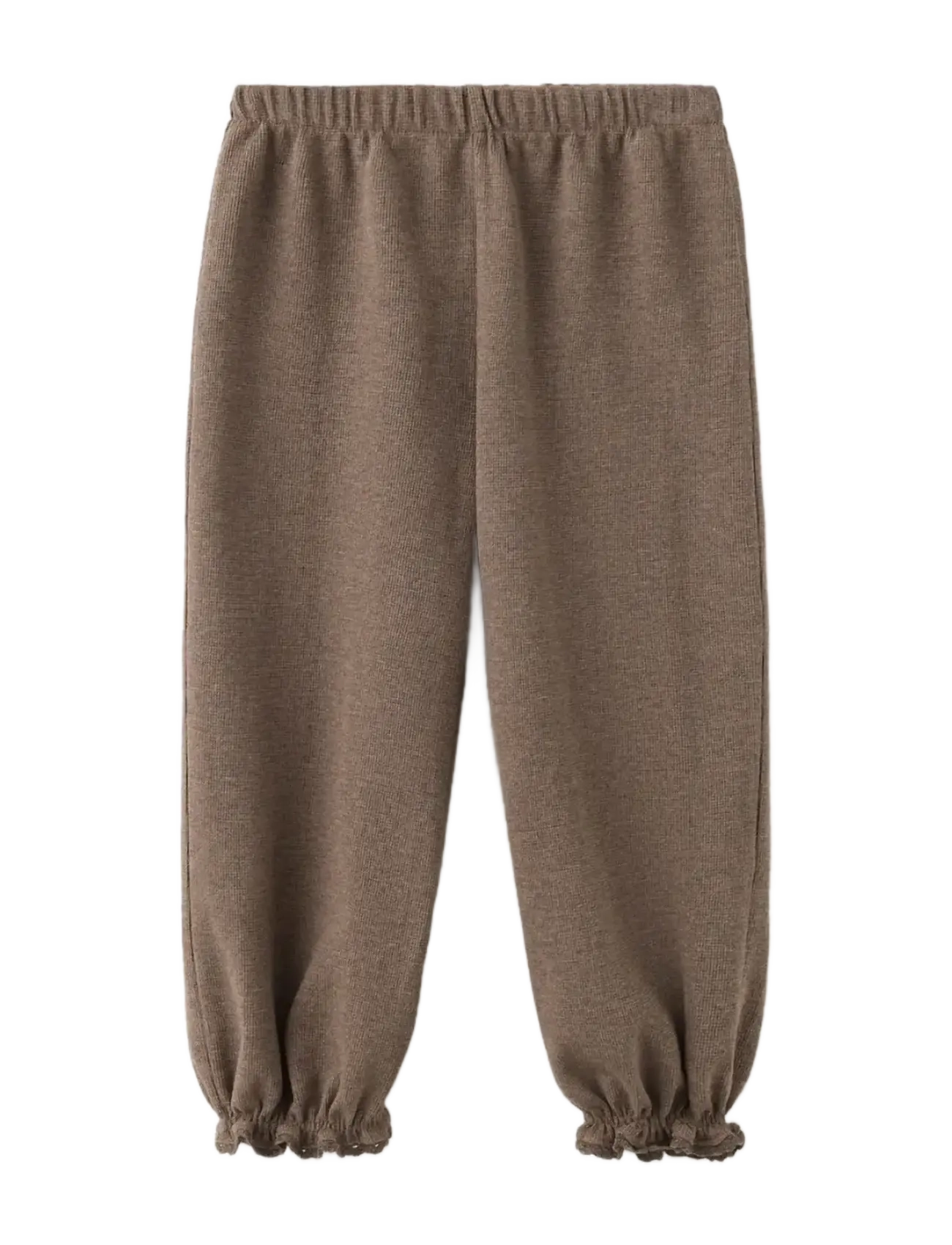 Mango Pique jogger trousers - Mango - BROWN / brown