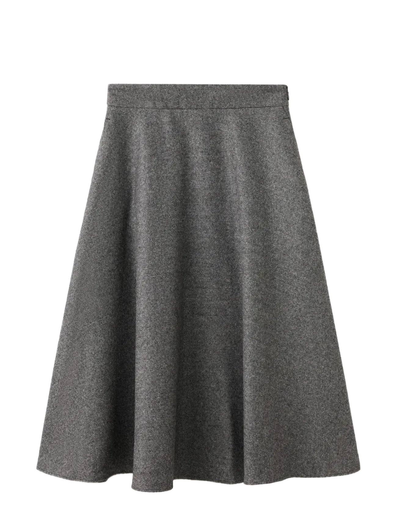 Mango Flared midi-skirt - Mango - BLACK / grey