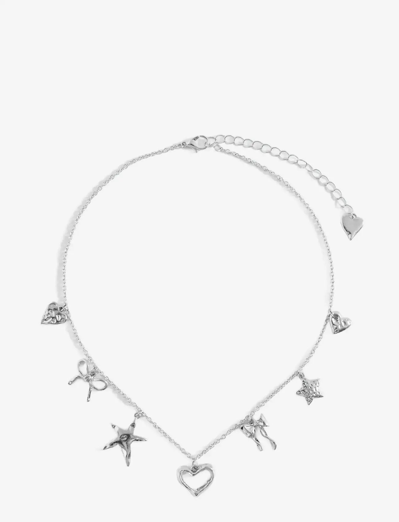 Mango - Beaded necklace - halskæder - silver - 0