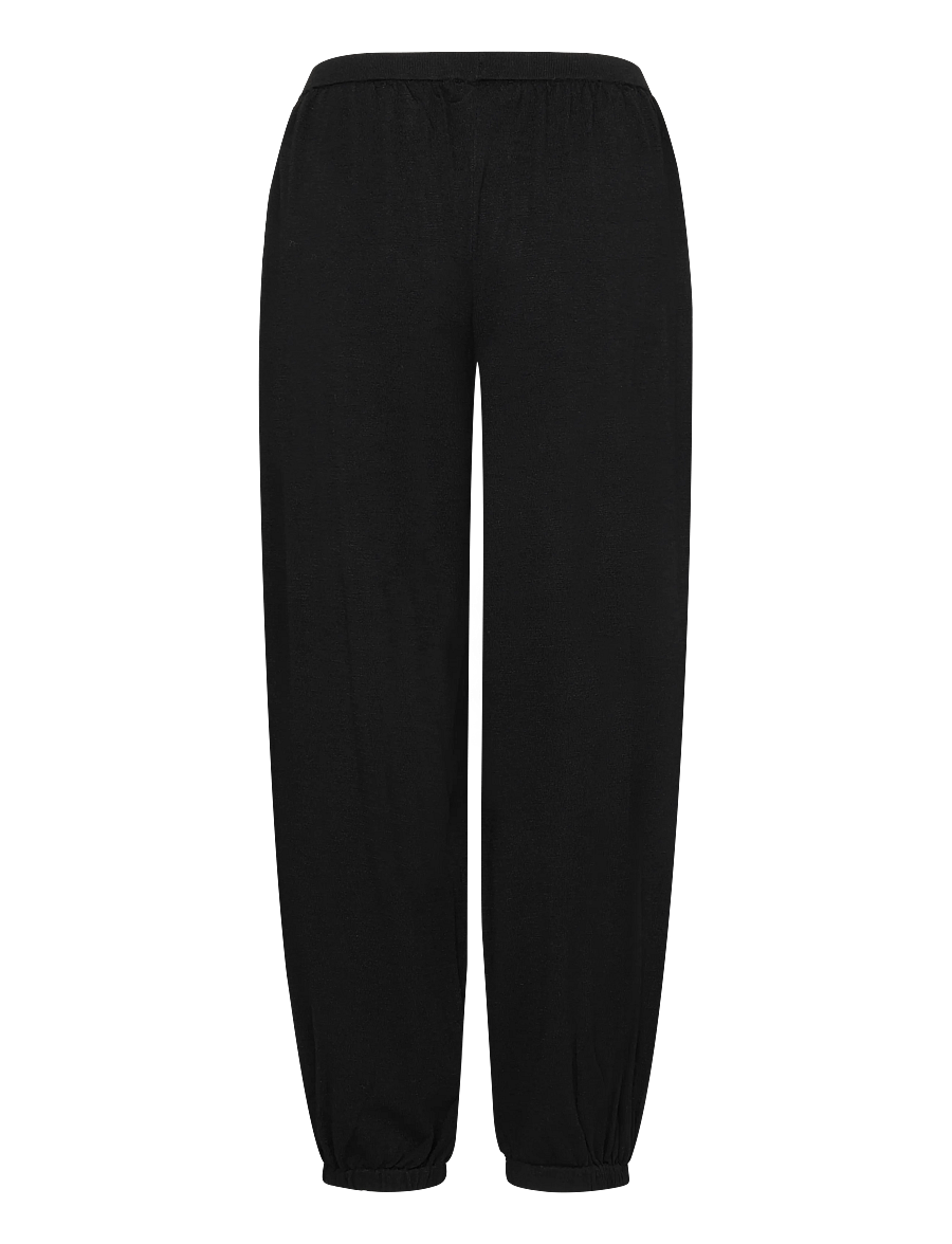 Mango - Mid-rise harem pants - hverdags stil - black - 2