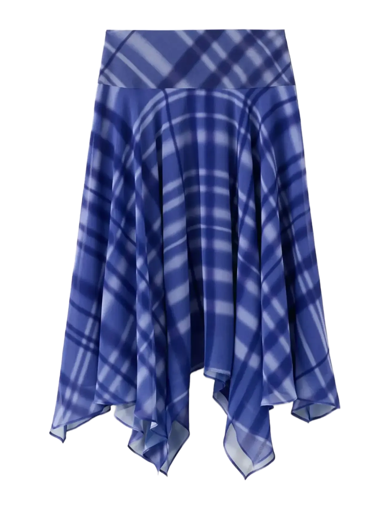 Mango Long flared skirt - Kläder - MEDIUM BLUE / blue