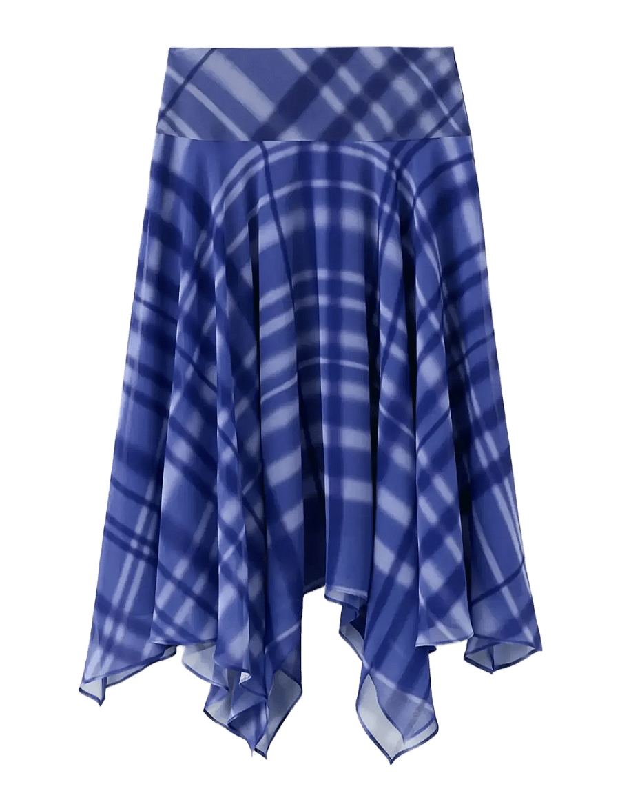 Mango - Long flared skirt - midi nederdele - medium blue - 1