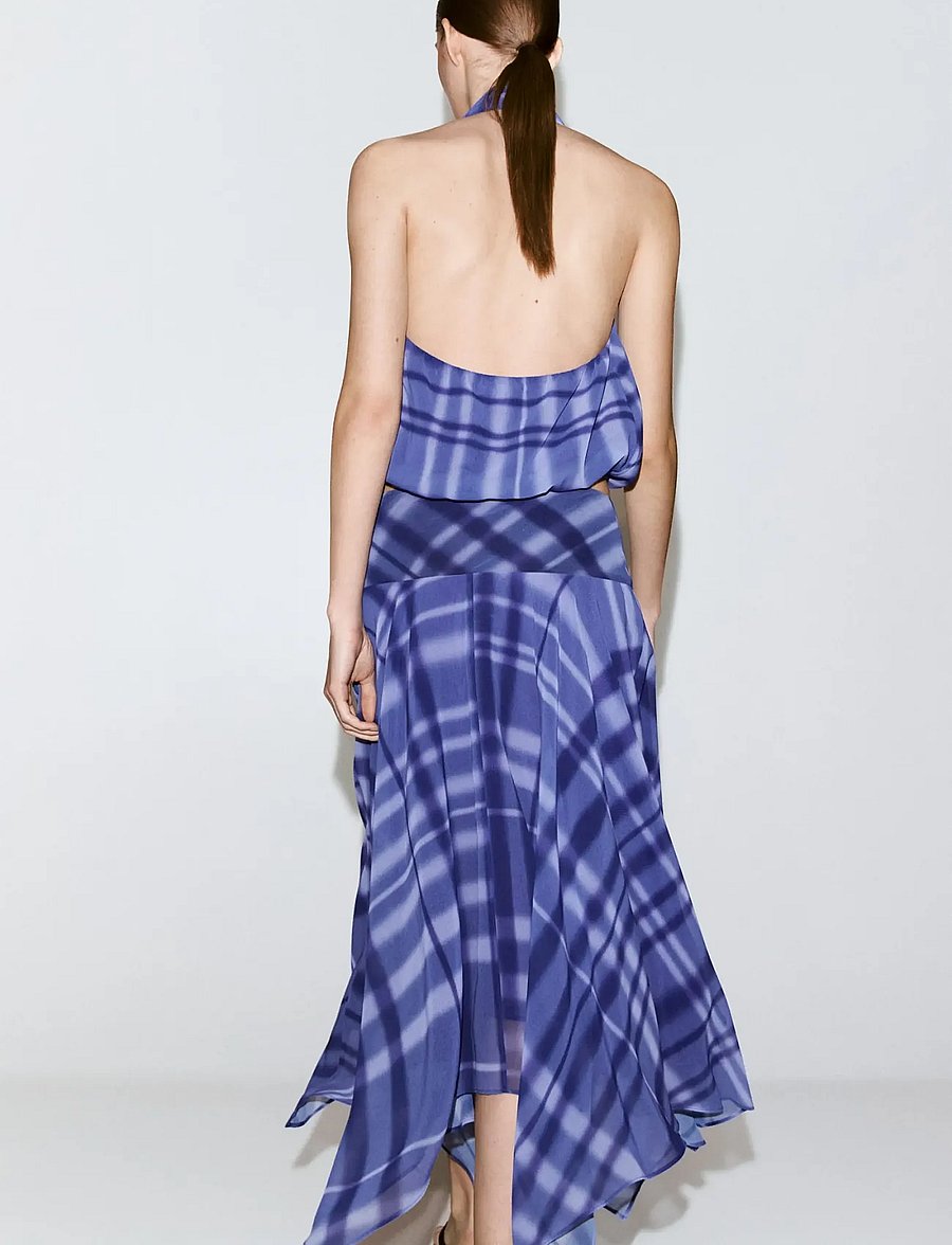 Mango - Long flared skirt - midi nederdele - medium blue - 2