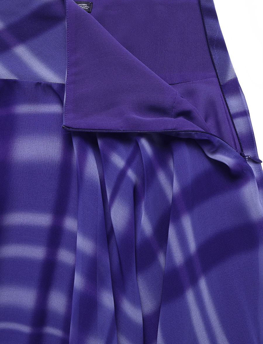 Mango - Long flared skirt - midi kjolar - medium blue - 4