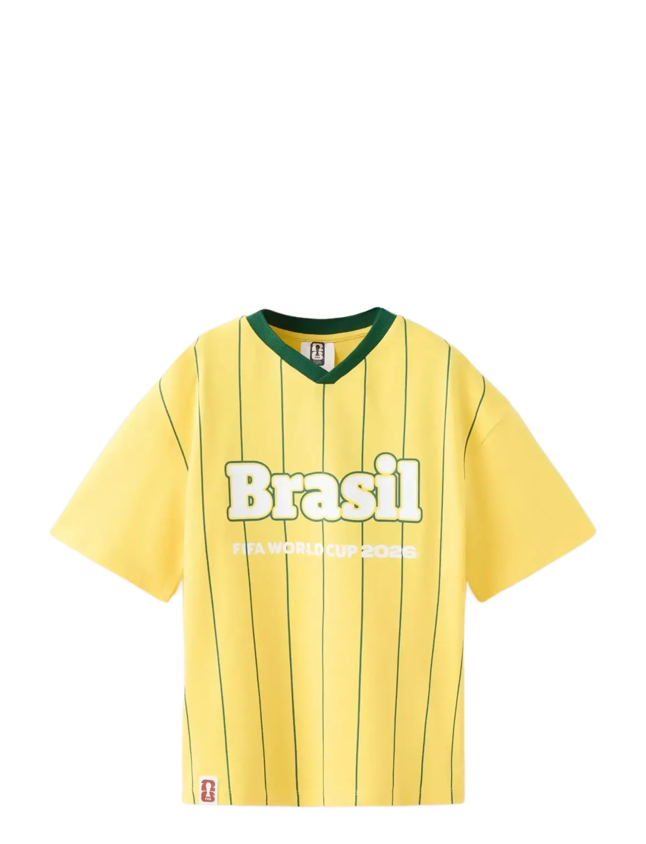 Mango Brazil Football T-shirt - Urheilutopit - YELLOW / yellow