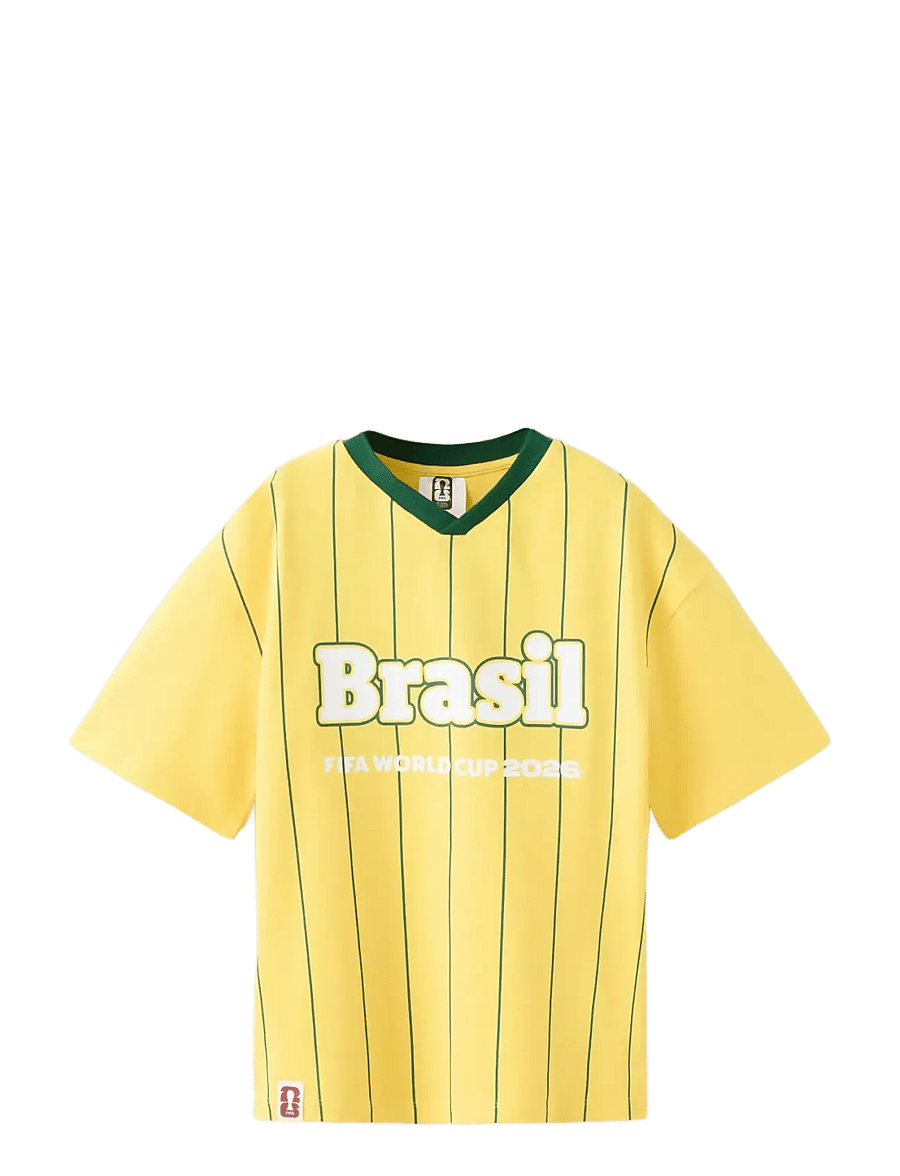 Mango - Brazil Football T-shirt - sportstoppe - yellow - 1