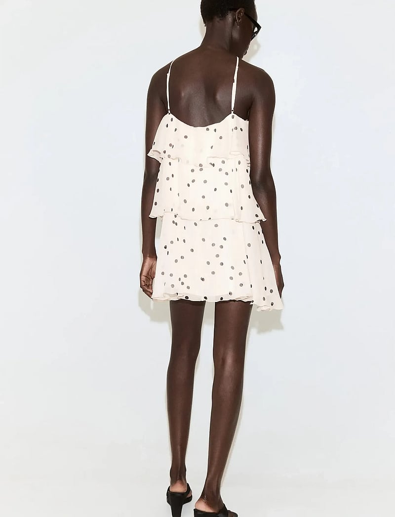 Mango - Halter polka dot dress - cocktailkjoler - light beige - 2