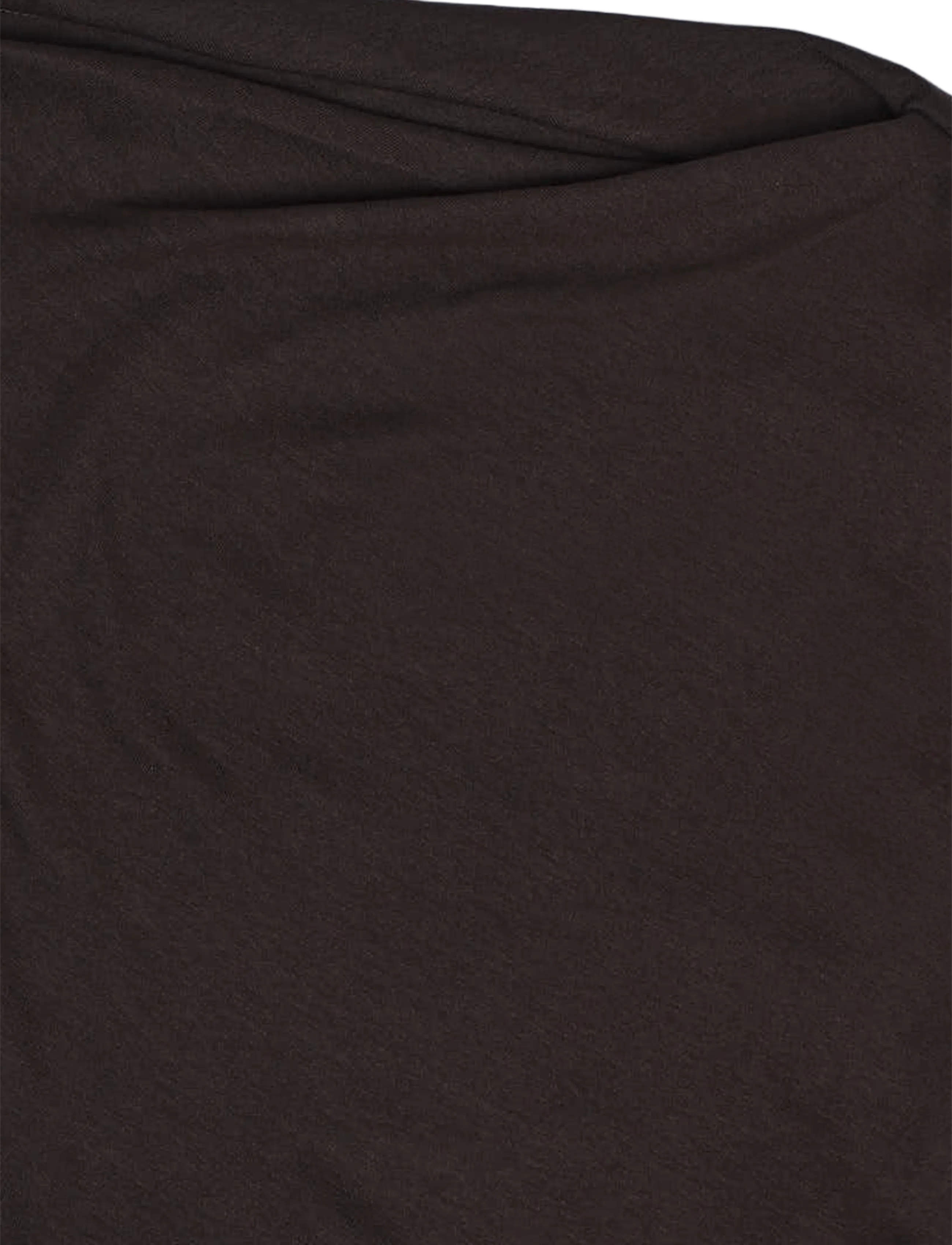 Mango - Asymmetrical ruched t-shirt - tanktops - dark brown - 4