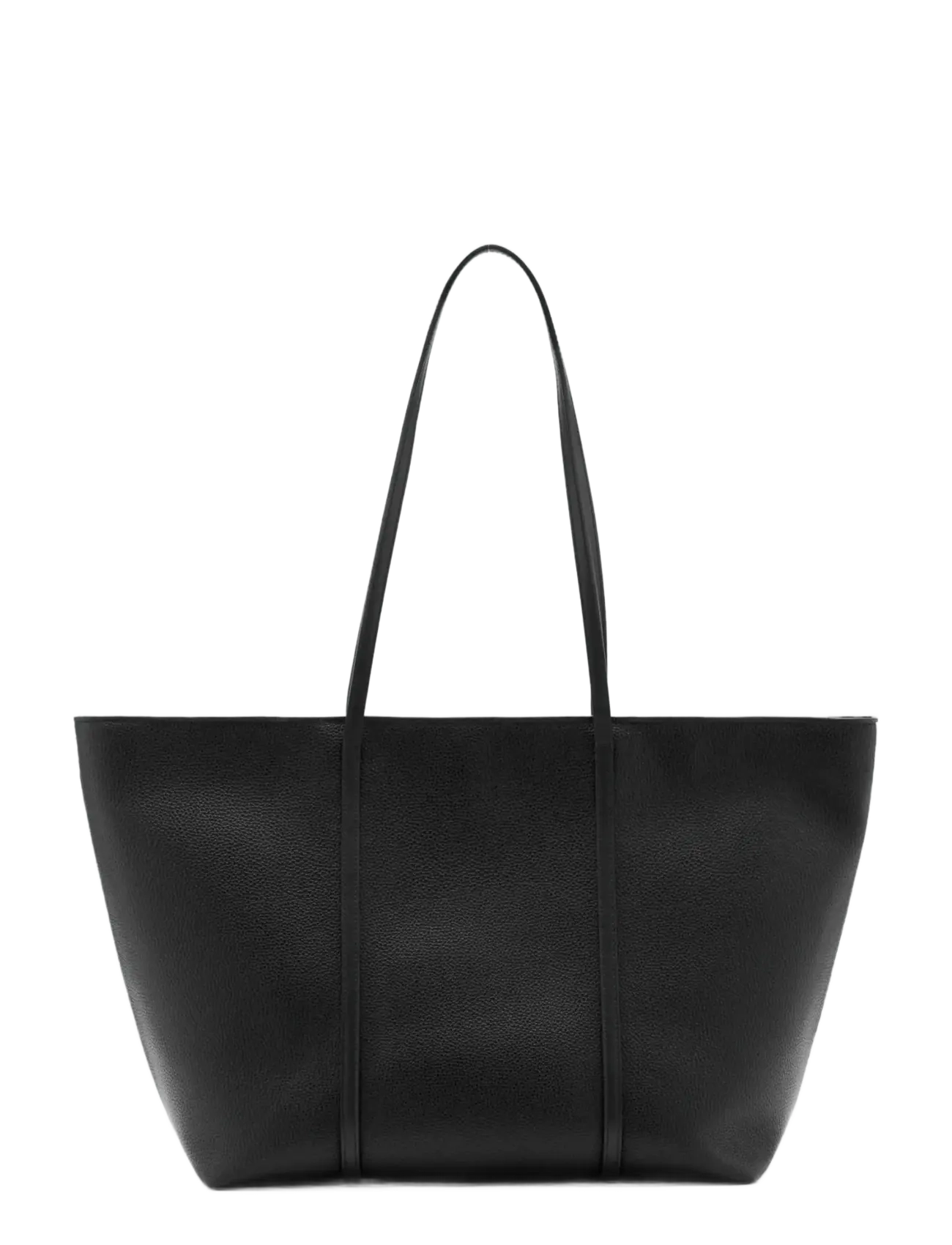 Mango Shopper Bag With Double Handle, One Size, Black, Tasker > Shoppere, Dame
