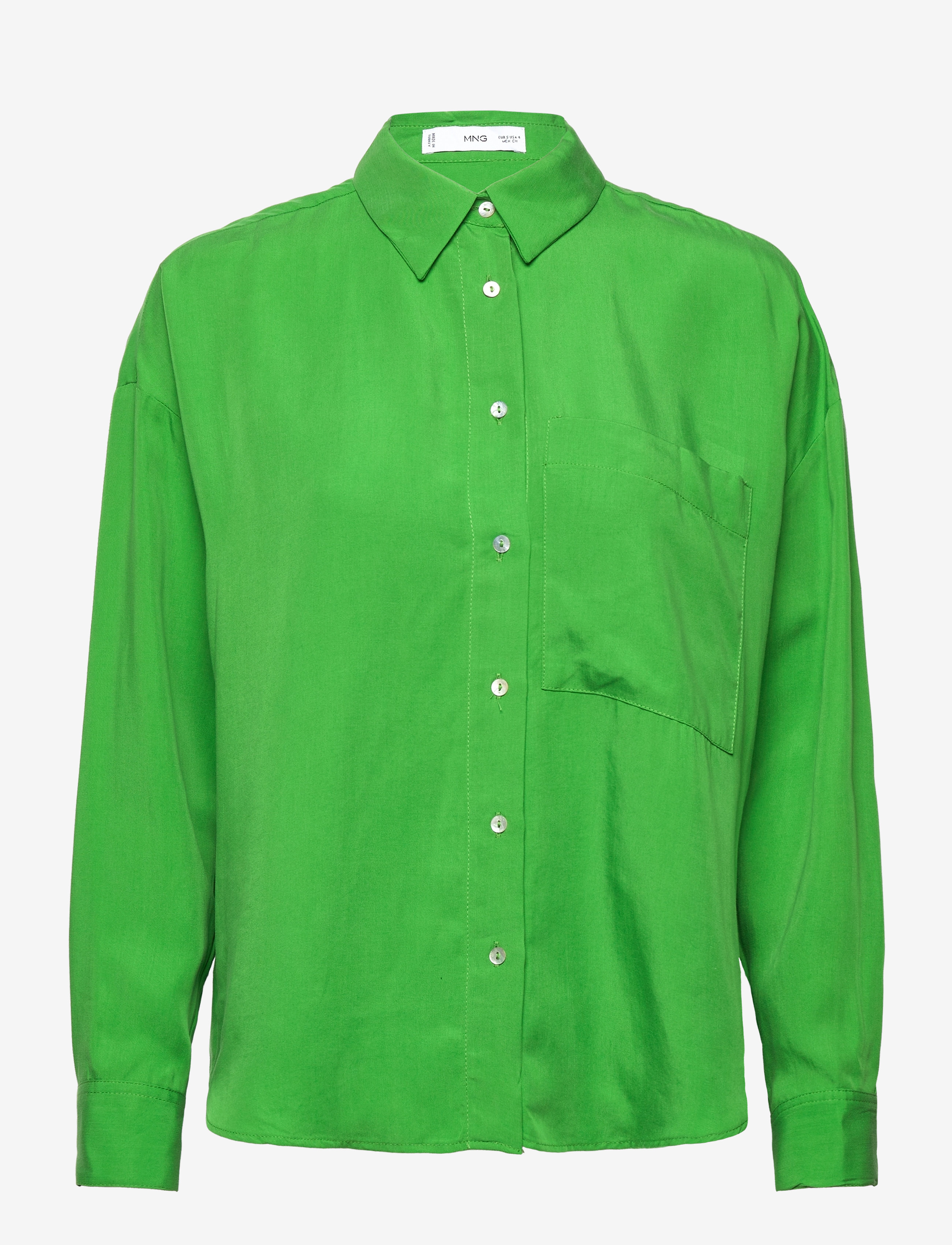 Mango - LIMA - langärmlige hemden - green - 0