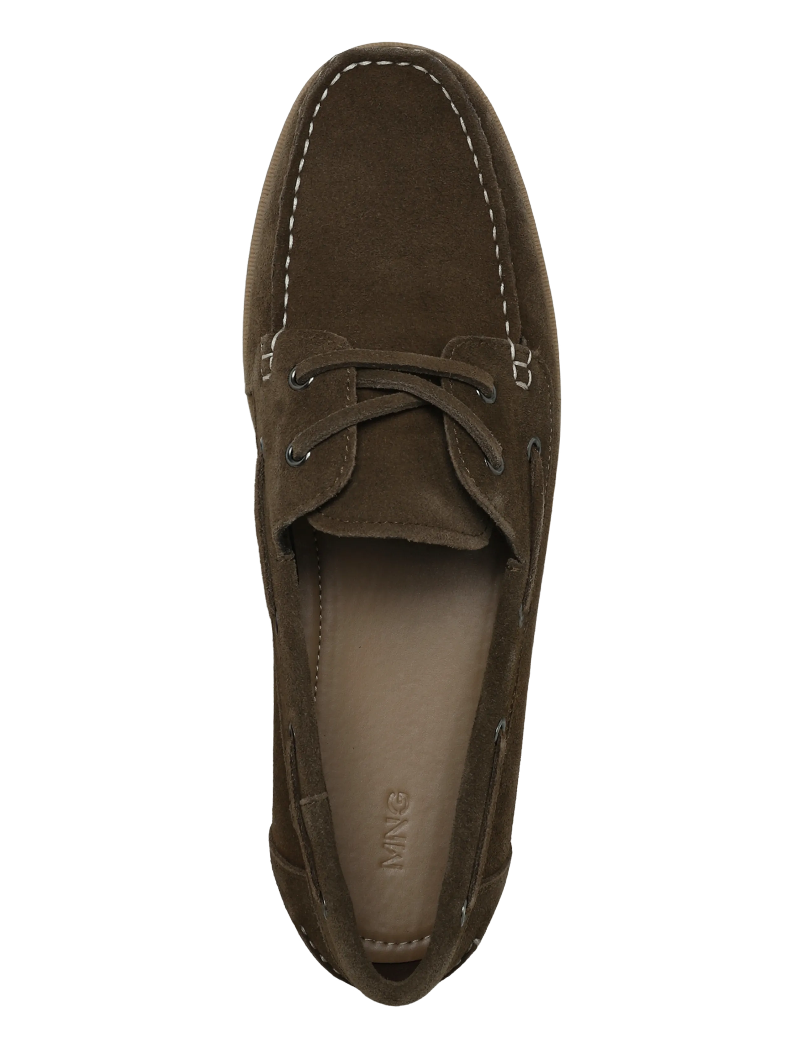 Mango - Leather nautical shoes - kollektioner - brown - 2