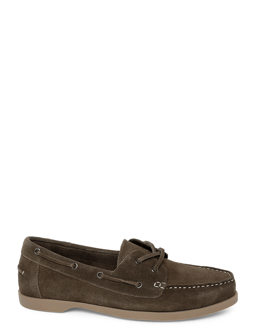 Mango - Leather nautical shoes - kollektioner - brown - 3