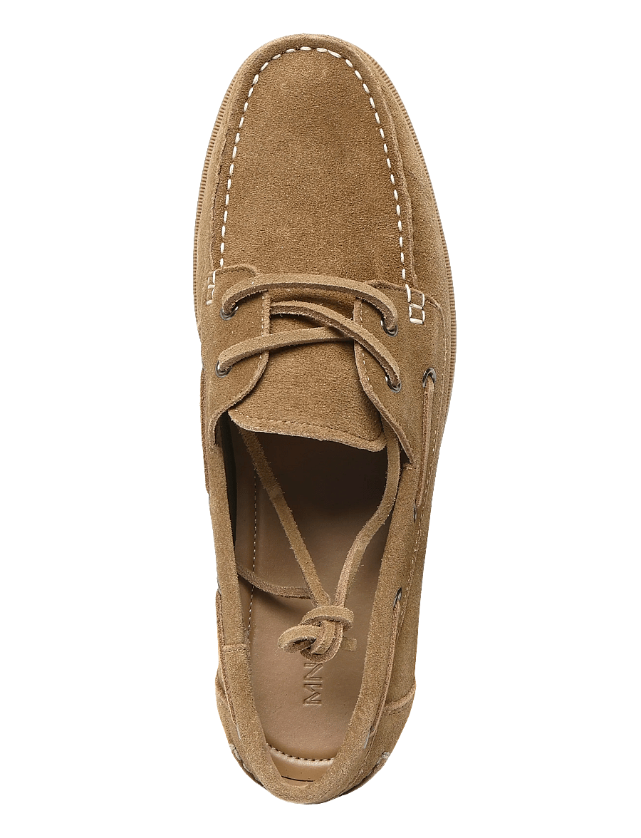 Mango - Leather nautical shoes - kollektioner - medium brown - 3