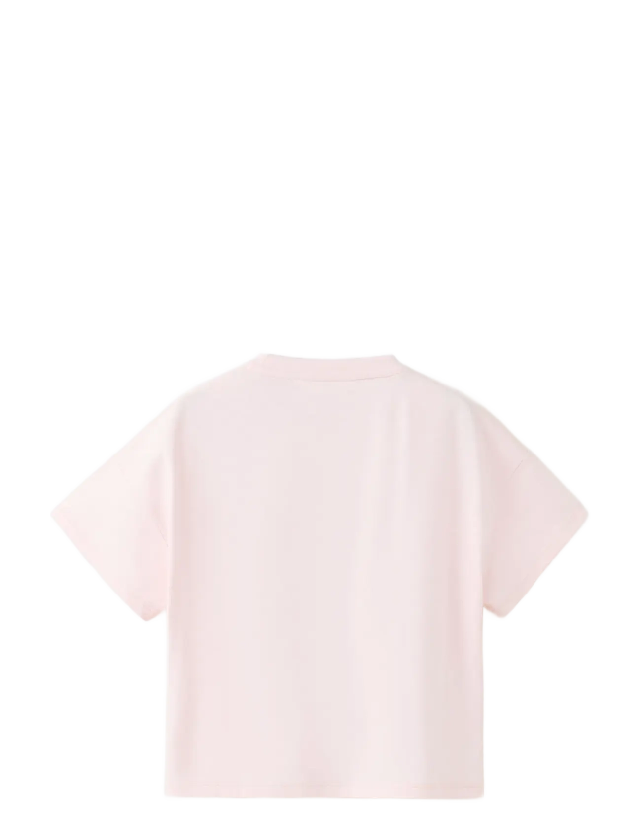 Mango - Printed cotton-blend t-shirt - kortärmade t-shirts - pink - 1