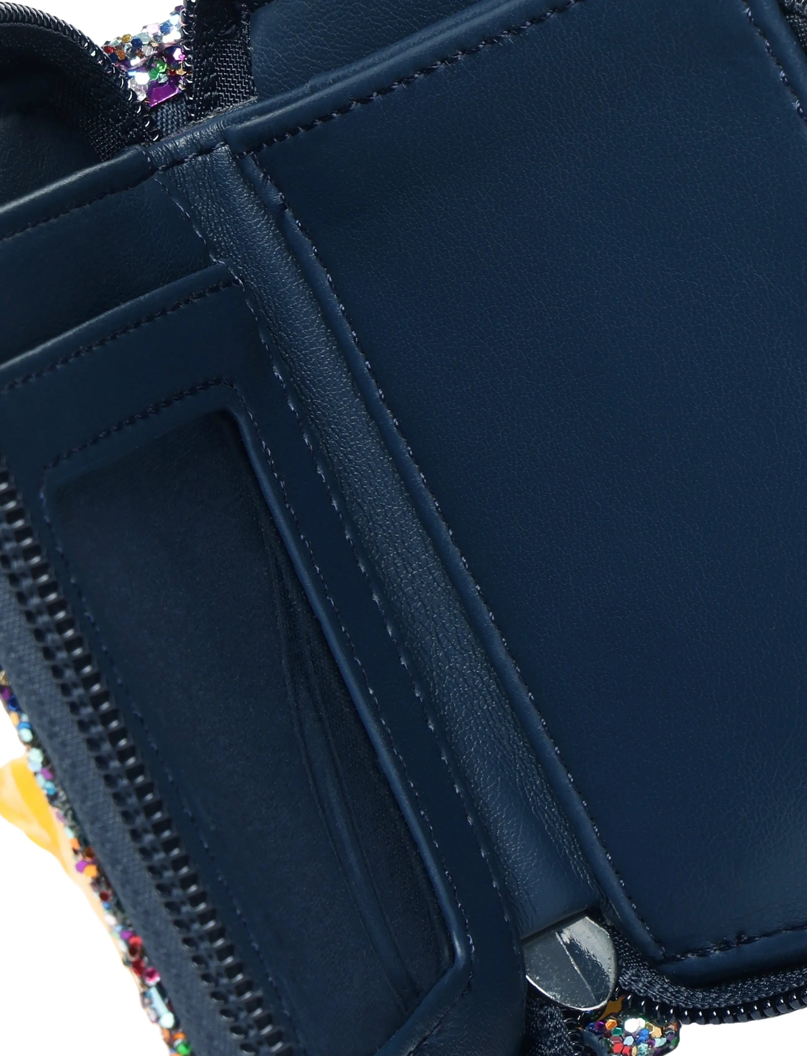 Mango - Glitter coin purse - plånböcker - navy - 4