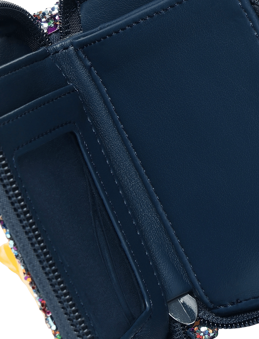 Mango - Glitter coin purse - plånböcker - navy - 4