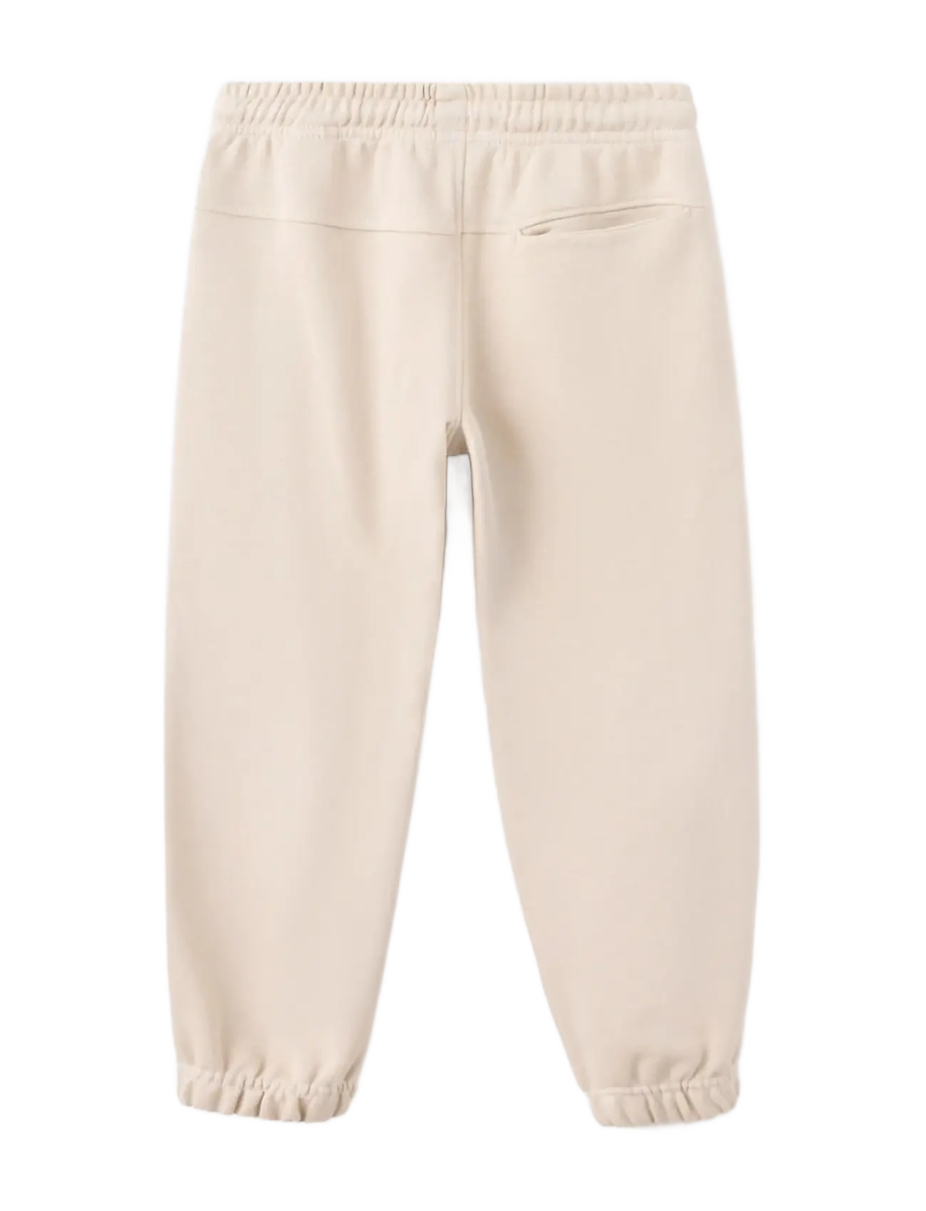 Mango - 100% cotton jogger trousers - sweatpants - lt pastel brown - 1