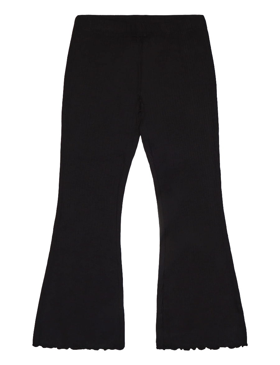 Mango - Cotton flare leggings - leggings - black - 0
