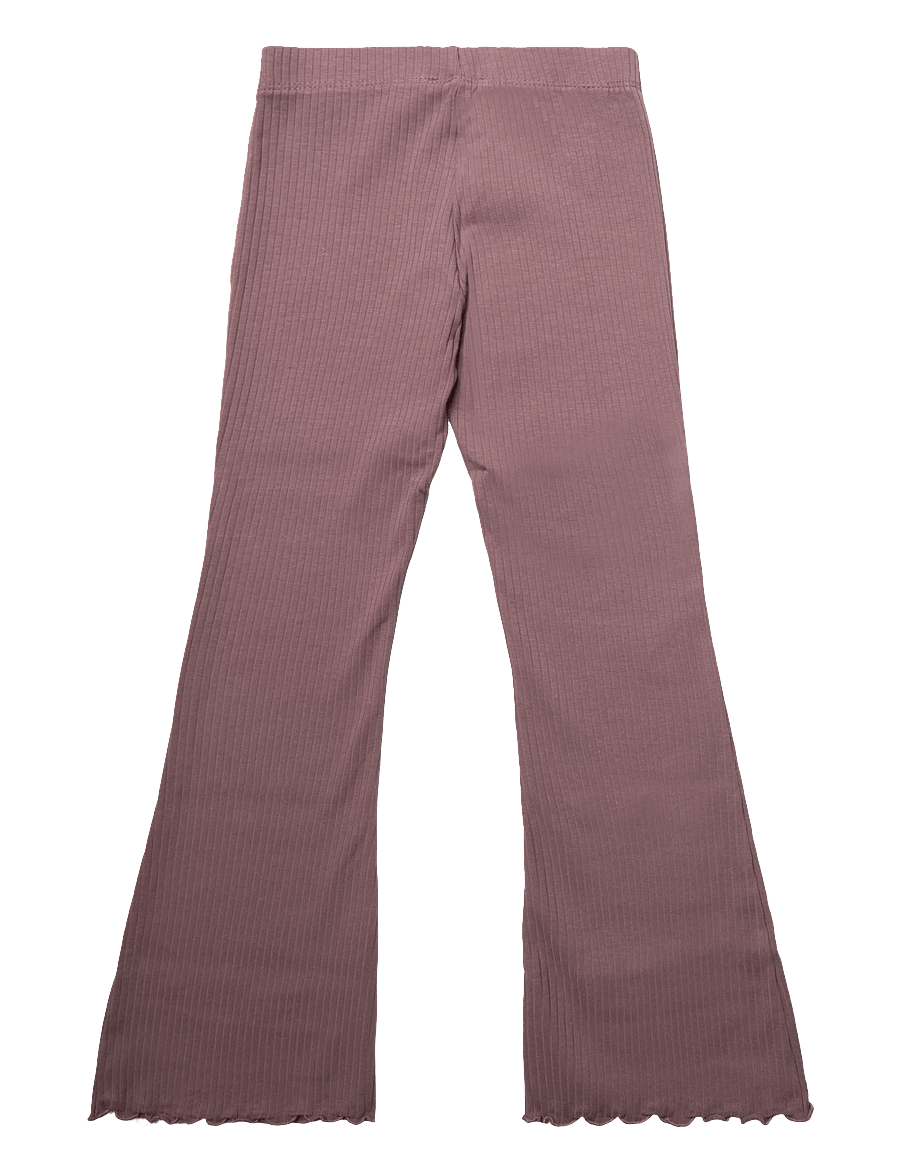 Mango - Cotton flare leggings - leggings - pink - 1