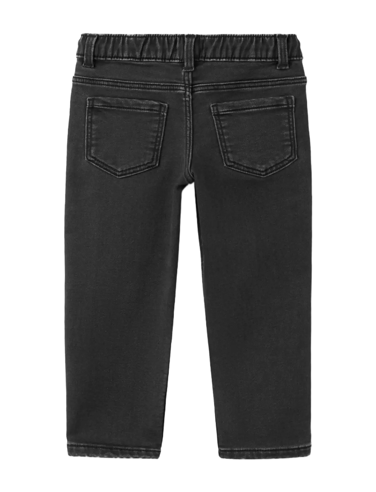 Mango - Straight-fit jeans with elastic waist - regular jeans - open grey - 1