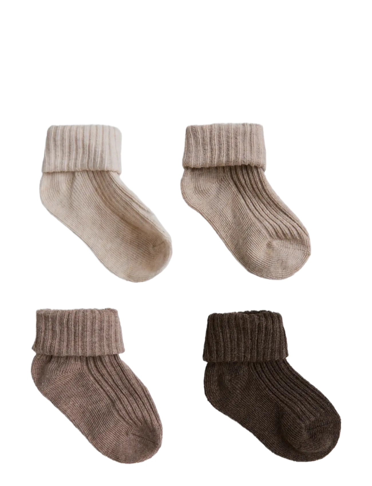 Mango Ribbed socks pack - Bebisstrumpor - LT PASTEL BROWN / beige