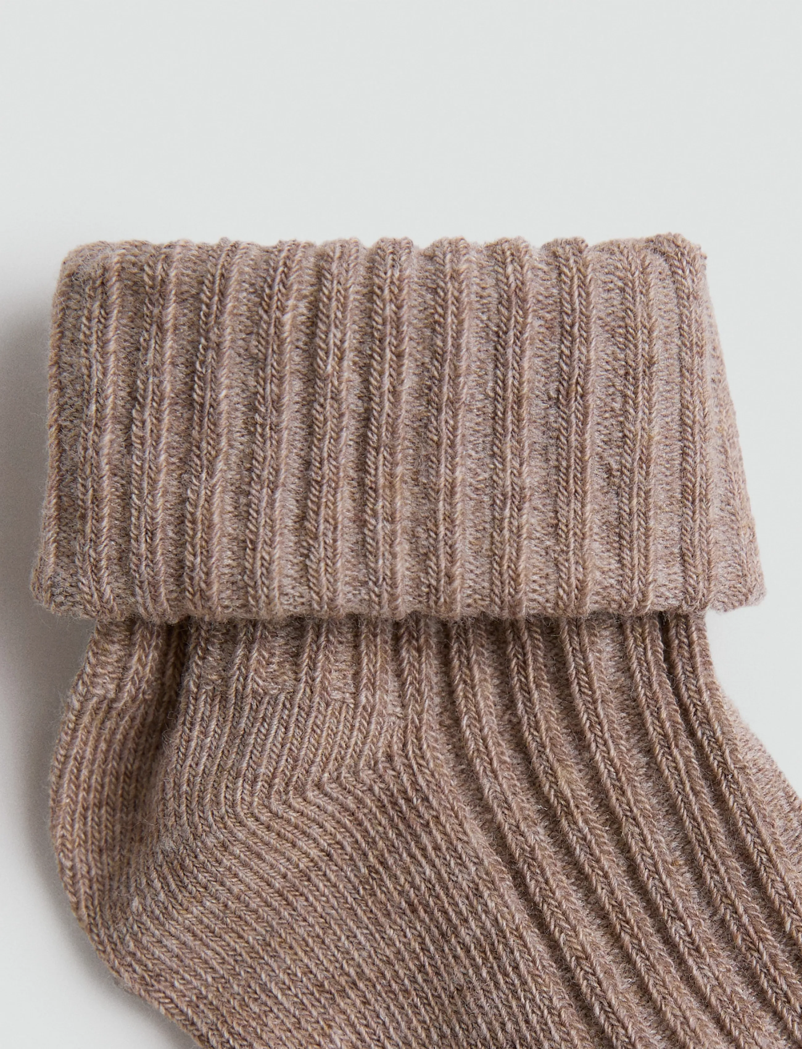 Mango - Ribbed socks pack - bebisstrumpor - lt pastel brown - 1