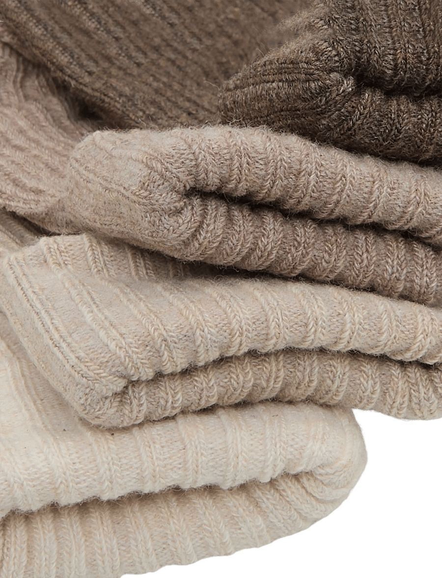 Mango - Ribbed socks pack - babysokker - lt pastel brown - 2