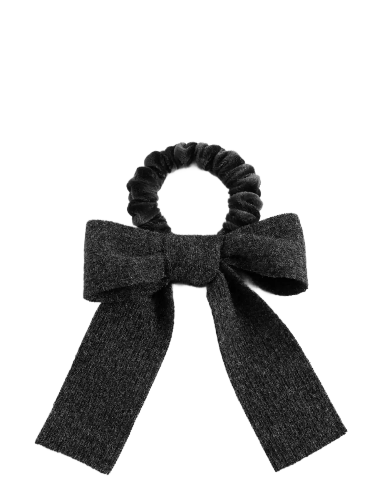Mango Bow Scrunchie, One Size, Grey, Hårtilbehør > Scrunchies & Hair Ties, Børn