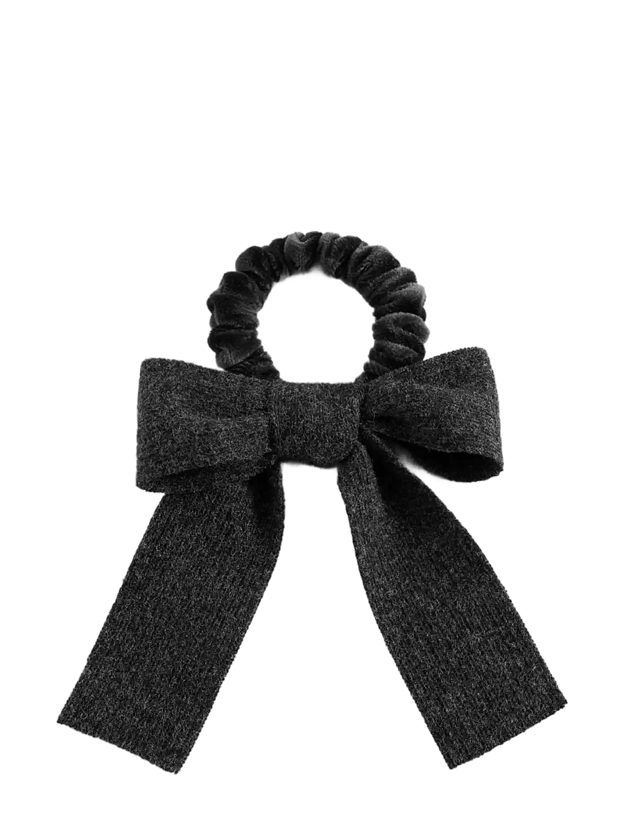 Mango - Bow scrunchie - hårsnoddar och hårband - grey - 0