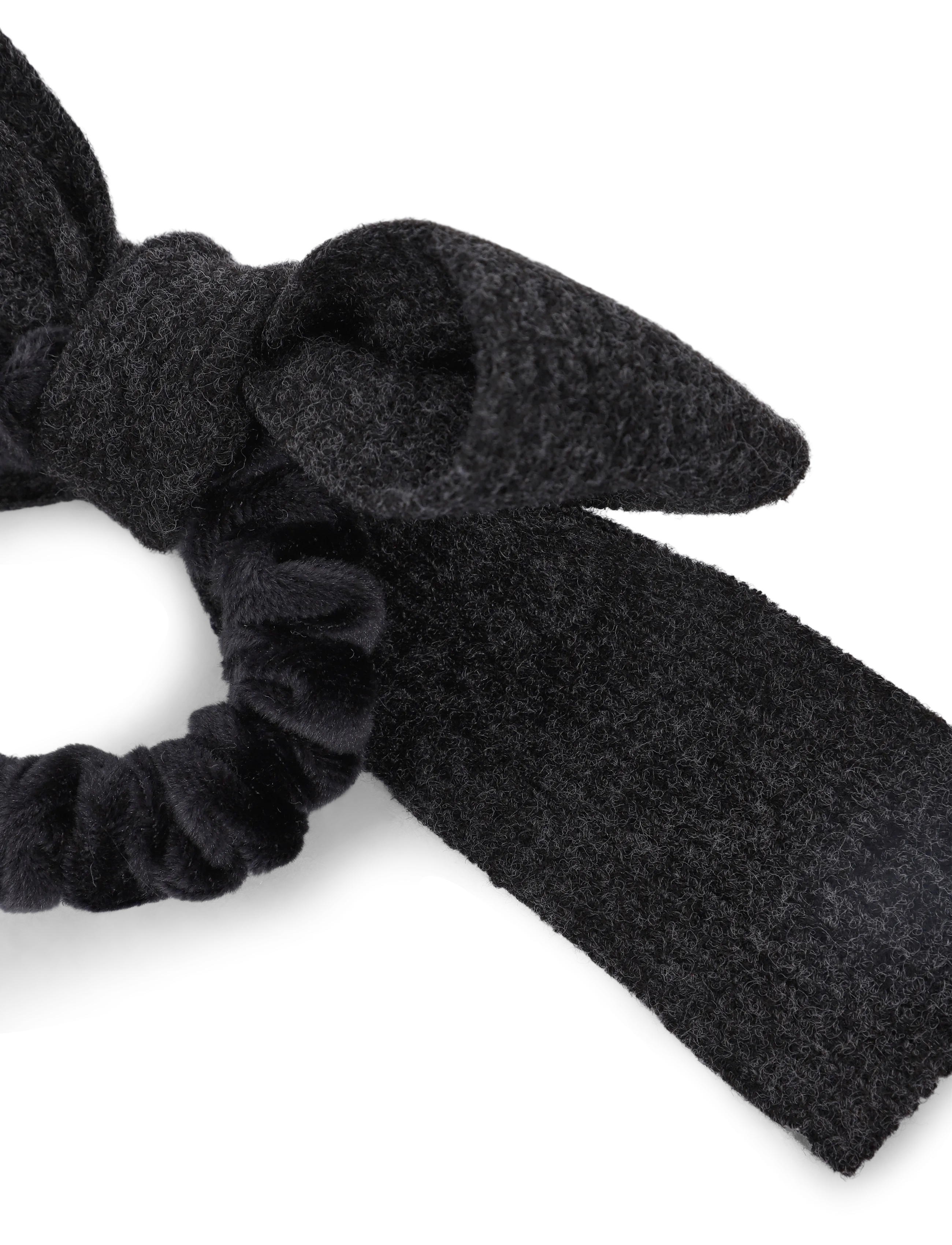 Mango - Bow scrunchie - hårsnoddar och hårband - grey - 2