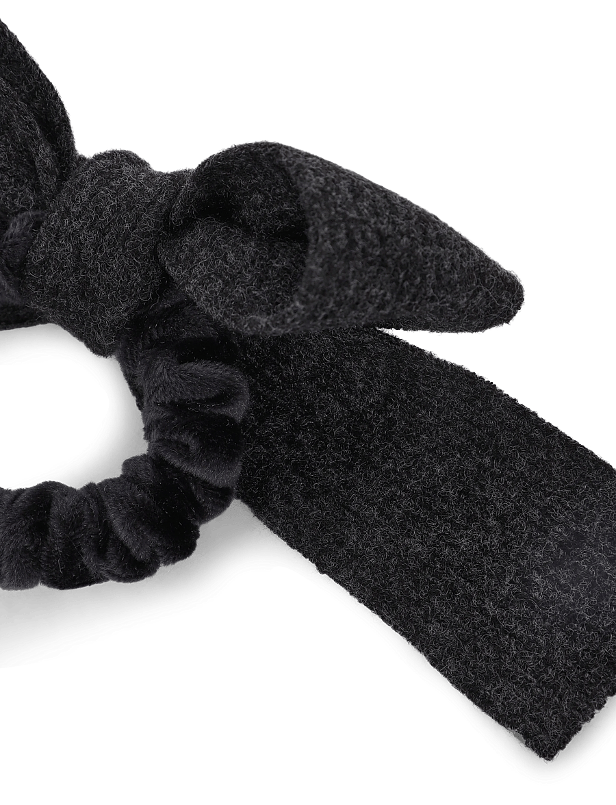 Mango - Bow scrunchie - hårsnoddar och hårband - grey - 2