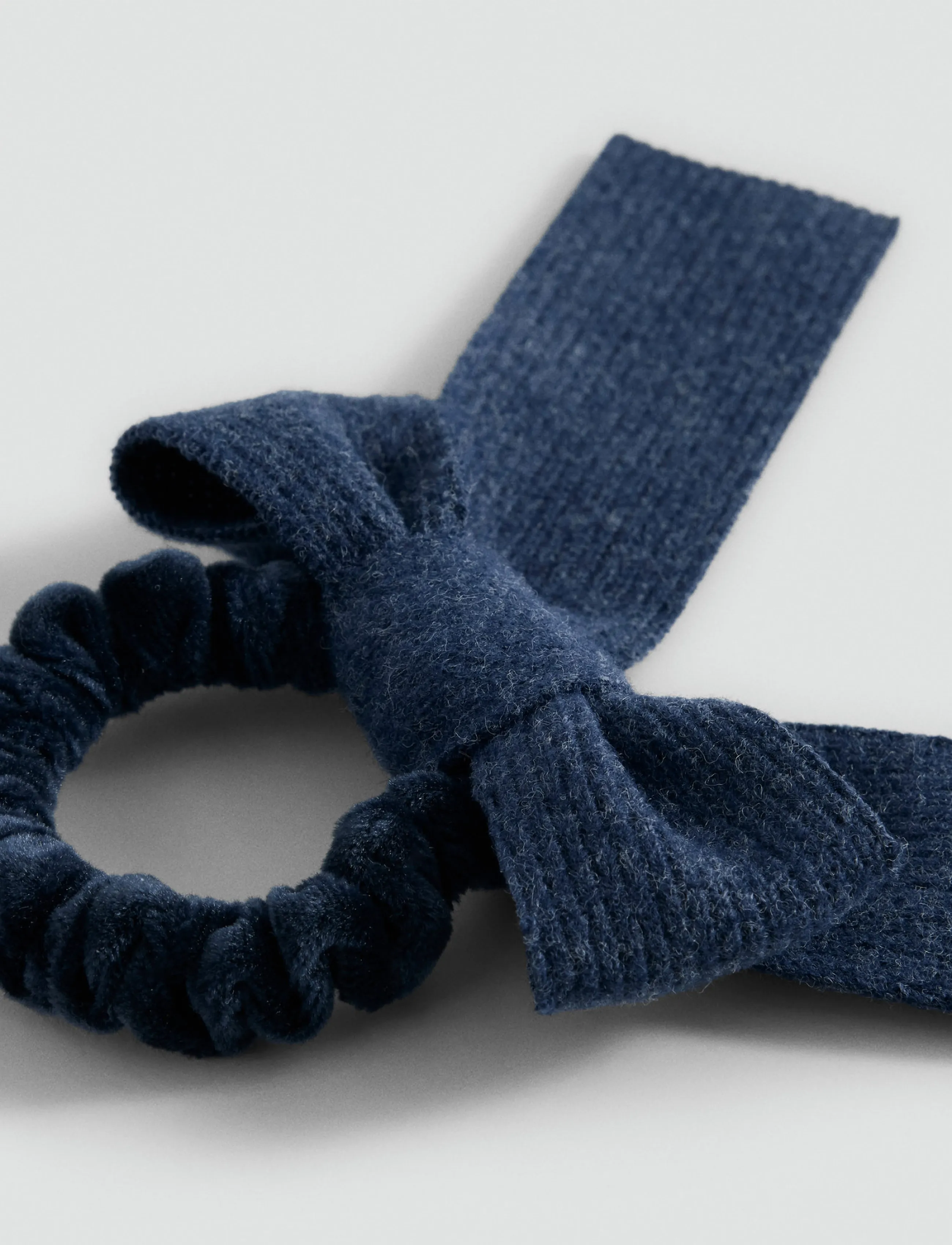 Mango - Bow scrunchie - hårbånd og hårsnore - navy - 1